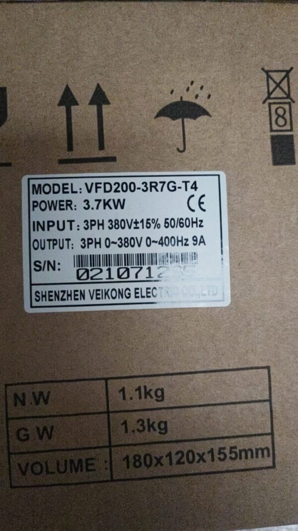 Variador de Frecuencia 5HP 380V VEIKONG - Imagen 6