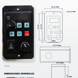Servo Driver 220V Monofasico 750 Watts 1HP