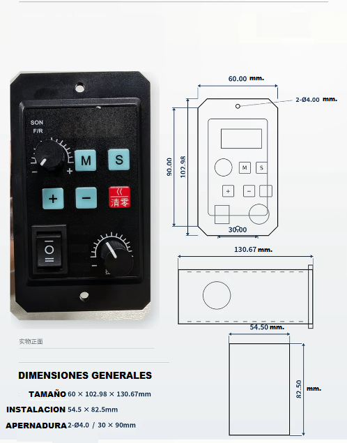 Servo Driver 220V Monofasico 750 Watts 1HP